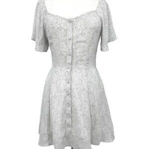 NWT Sienna Sky White and Black Polka Dot Dress